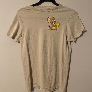 Tan Tom and Jerry Shirt